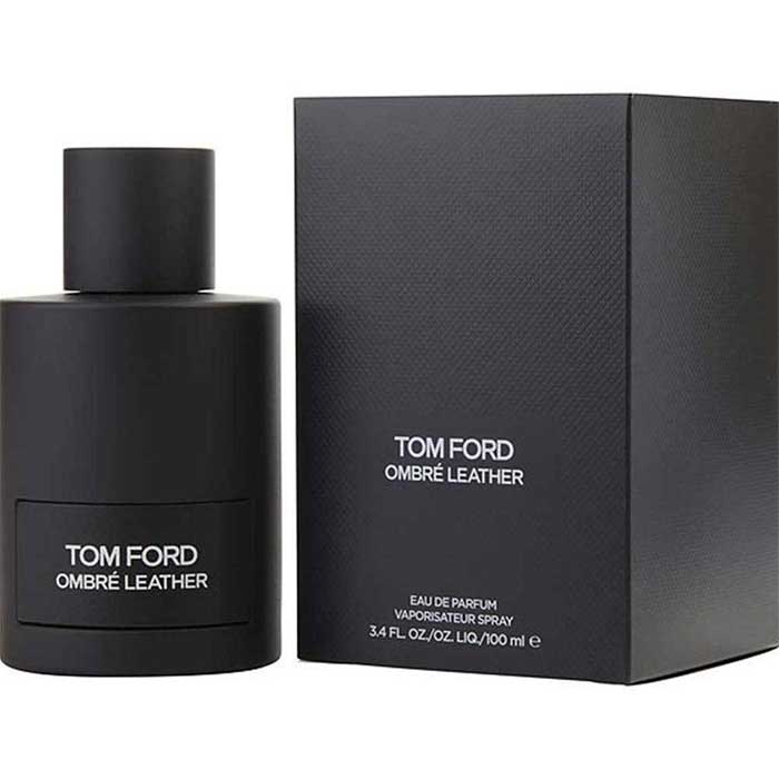 Tom Ford ombre leather parfum on gold background, Yerevan, Armenia
