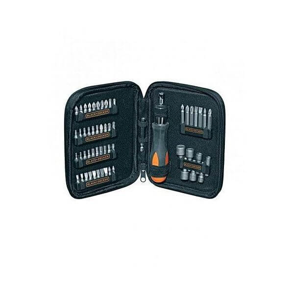 Black & Decker A7104-XJ 56pcs Ratchet Screwdriver Set (5035048010624)