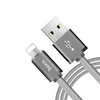 USB კაბელი HOCO U5 FULL METAL LIGHTNING SILVER 1.2 M iMart.ge
