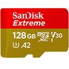 მეხსიერების ბარათი (ჩიპი) SANDISK (128 GB) EXTREME MICROSD/XC UHS-I CARD 160MB/S V30/4K CLASS 10/ADAPTERiMart.ge