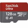მეხსიერების ბარათი (ჩიპი) SANDISK 128GB ULTRA MICROSD/HC UHS-I CARD 100MB/S CLASS 10 SDSQUNR-0128G-GN6MNiMart.ge