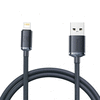 USB კაბელი BASEUS CRYSTAL SHINE SERIES FAST CHARGING DATA CABLE USB TO LIGHTNING CAJY000001 (1200 MM)iMart.ge