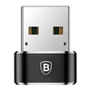 USB ადაპტერი BASEUS USB MALE TO TYPE-C FEMALE ADAPTER CONVERTER CAAOTG-01iMart.ge