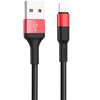 USB კაბელი HOCO XPRESS CCHARGING DATA CABLE LIGHTNING X26 BLACK/REDiMart.ge