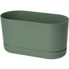 ქოთანი FORM PLASTIC SATINA BOX WITH SAUCER 27 მწვანე ჩაი 4290-085iMart.ge