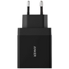 დამტენის ადაპტერი ANKER A2021L11 2 PORT USB WALL CHARGER BLACKiMart.ge