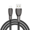 USB კაბელი HOCO U52 BRIGHT CHARGING DATA CABLE FOR MICRO BLACKiMart.ge