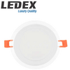 შეკიდული ჭერის LED პანელური სანათი LEDEX LED GLASS DOWN LIGHT (ROUND) 9W 6500KiMart.ge