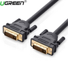 DVI კაბელი UGREEN DV101 (11672) DVI (24+1) MALE TO MALE CABLE GOLD PLATED 1M (BLACK)iMart.ge