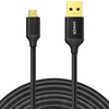 USB კაბელი ANKER MICROUSB NYLON CABLE 6ft BLACK A7116011iMart.ge