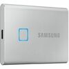 გარე მყარი დისკი SAMSUNG HDD EXTERNAL 2.5" PORTABLE SSD T7 TOUCH USB 3.2 1TB SILVERiMart.ge