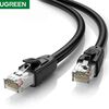 ქსელის კაბელი UGREEN NW121 (70328) PURE COPPER PATCH CORD CAT8 RJ45 ETHERNET CABLE 1,5 M BLACKiMart.ge