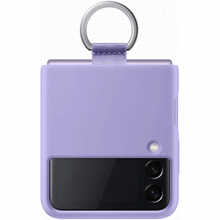 ქეისი MOBILE PHONE CASE SAMSUNG GALAXY Z FLIP 3 SILICONE COVER WITH RING LAVENDER (EF-PF711TVEGRU)iMart.ge