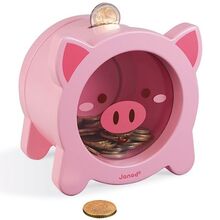 გოჭის ხის ყულაბა JANOD PIGGY MONEYBOX J04653iMart.ge