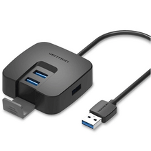 USB ჰაბი VENTION CHBBB 4 PORTS USB3.0 HUB 0.15 MiMart.ge