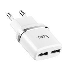 დამტენი HOCO C12 Smart Dual USB Charger (EU) - WhiteiMart.ge