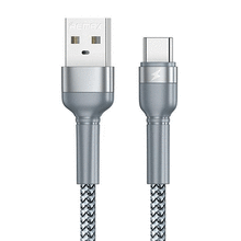 USB კაბელი REMAX RC-092i KINGPIN SERIES DATE CABLE 2.1A SILVERiMart.ge