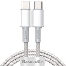 კაბელი BASEUS HIGH DENSITY BRAIDED FAST CHARGING DATA CABLE TYPE-C TO TYPE-C 100W 1M CATGD-02iMart.ge