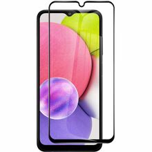 ეკრანის დამცავი GLASS PRO+ FULL SCREEN TEMPERES GLASS  SAMSUNG A037 GALAXY A03s BLACKiMart.ge