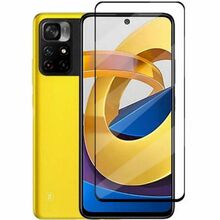 ეკრანის დამცავი GLASS PRO+ FULL SCREEN TEMPERED GLASS  111D XIAOMI POCO M4 PRO BLACKiMart.ge