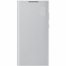 მობილური ტელეფონის ქეისი SAMSUNG GALAXY S22 ULTRA SMART LED VIEW COVER LIGHT GRAY (EF-NS908PJEGRU)iMart.ge