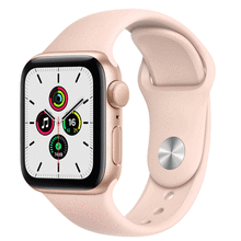 სმარტ საათი APPLE WATCH SEIES SE GPS 40MM SPACE ALUMINIUM CASE WITH MIDNIGHT SPORT BAND MKQ13iMart.ge