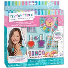 საბავშვო ფრჩხილების ლაქის ნაკრები MAKE IT REAL GLITTER GIRLS NAIL PARTYiMart.ge