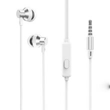 ყურსასმენი BOROFONE BM35 FARSIGHTED UNIVERSAL EARPHONES WITH MIC SILVERiMart.ge