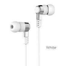 ყურსასმენი HOCO EARPHONE M52 AMAZING RHYME UNIVERSAL WIRED EARPHONE S WITH MIC WHITEiMart.ge