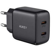 მობილური ტელეფონის დამტენი AUKEY PA-R1S (2O W) BLACKiMart.ge