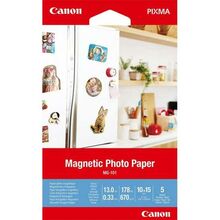 ფოტო ქაღალდი CANON MAGNETIC PHOTO PAPER MG-101 4 X 6 - 5 SHEETSiMart.ge