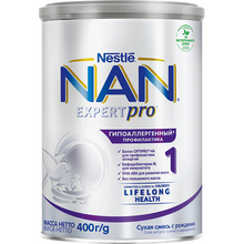 ნანი 1 ჰიპოალერგიული NAN 1 HIPO ALERGIC 12x400 GR NEWiMart.ge