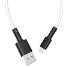 USB კაბელი BOROFONE BX31 SOFT SILICONE CHARGING DATA CABLE FOR MICRO WHITEiMart.ge