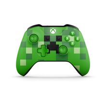 Xbox One -ს ჯოისტიკი  Minecraft Creeper  Wireless with 3.5 mm Stereo Headest JackiMart.ge