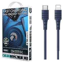 კაბელი REMAX ZERON SERIES PD20W ELASTIC TPE FAST CHARGING CABLE RC-068 (TYPE C-LIGHTNING)iMart.ge