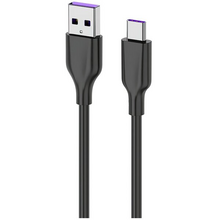 USB კაბელი 2E 2E-CCAC-BL USB-A USB-C GLOW 1 M BLACKiMart.ge