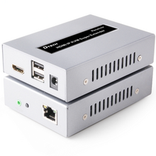 ადაპტერი D-TECH DT-7054 (2ND) HDMI USB 2.0 KVM EXTENDER 50M SILVERiMart.ge