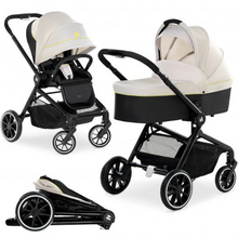 საბავშვო ეტლი + ჩასაწვენი კალათა HAUCK PUSHCHAIR MOVE SO SIMPLY SET WHITEiMart.ge