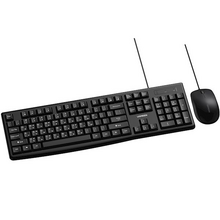 კლავიატურა და მაუსი UGREEN MK003 (15097) MU007 (90789) GEORGIAN QWERTY (USB, 1.5M, BLACK)iMart.ge