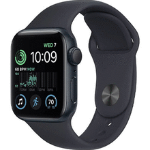 სმარტ საათი APPLE WATCH SERIES SE 2 GPS 44MM MIDNIGHT ALUMINUM CASE WITH MIDNIGHT SPORT BAND MNTF3 S/MiMart.ge