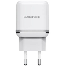 დამტენის ადაპტერი BOROFONE BA25A OUTSTANDING DUAL PORT CHARGER(EU) WHITEiMart.ge