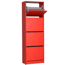 ფეხსაცმლის კარადა ADORE SHC-340-KK-1 (RED) (157 სმ)iMart.ge