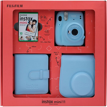 ფირის ფოტოაპარატის ნაკრები FUJIFILM SKY BLUE BUNDLE BOXiMart.ge