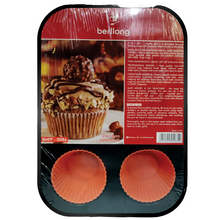 საცხობი ფორმა BERLLONG BMFP-0086 MUFFIN PAN (6 ცალი)iMart.ge