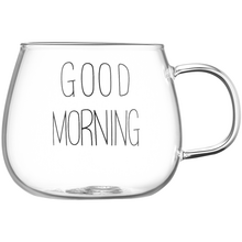 ჩაის ჭიქების ნაკრები ARDESTO AR2635GM GLASS MUG SET GOOD MORNING (350 ML, 2 PCS)iMart.ge