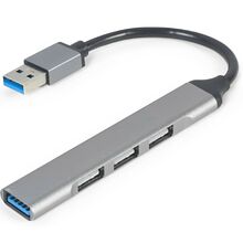 USB-A ჰაბი GEMBIRD UHB-U3P1U2P3-02 (USB3 X 1 PORT, USB2 X 3 PORTS) SILVERiMart.ge