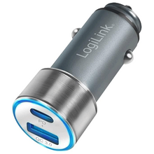 მანქანის USB დამტენი LOGILINK PA0252 SILVER (36 W)iMart.ge