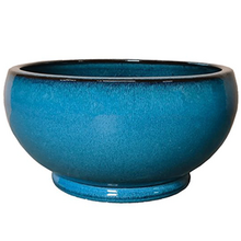 კერამიკის ქოთანი NOBLE BOWL LOW ANTIC BLUE D39H19iMart.ge