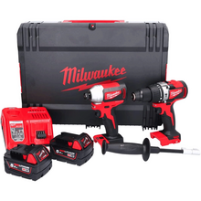 ბურღ-სახრახნისი და ქანჩის გასაღები MILWAUKEE M18 BPP2C-402C (18V)iMart.ge