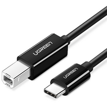 პრინტერის კაბელი UGREEN US241 (50446) USB-C MALE TO USB-B 2.0 MALE 2M BLACKiMart.ge